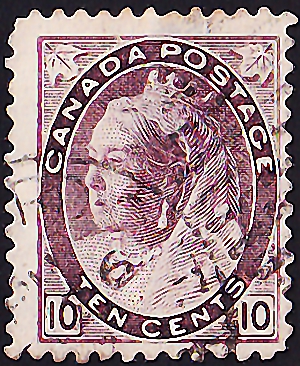  1898  . Queen Victoria 10 c .  18,0 . (2) 